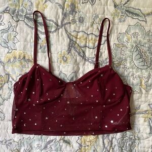 Celestial crop top/bra top